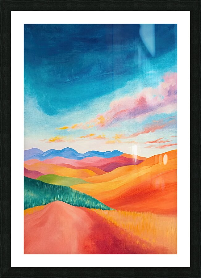 Chromatic Horizons H3P9N2 58 Picture Frame print