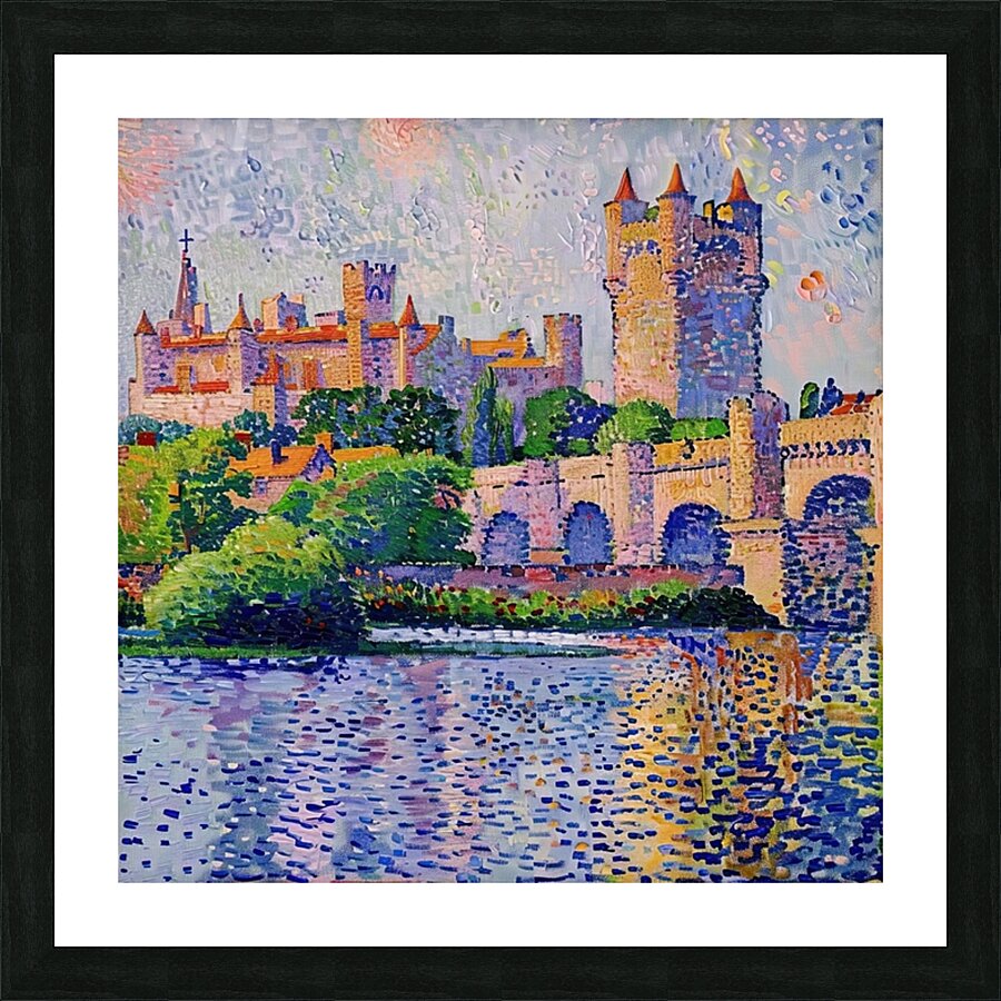 Castle River Light H29N5Z 65 Picture Frame print