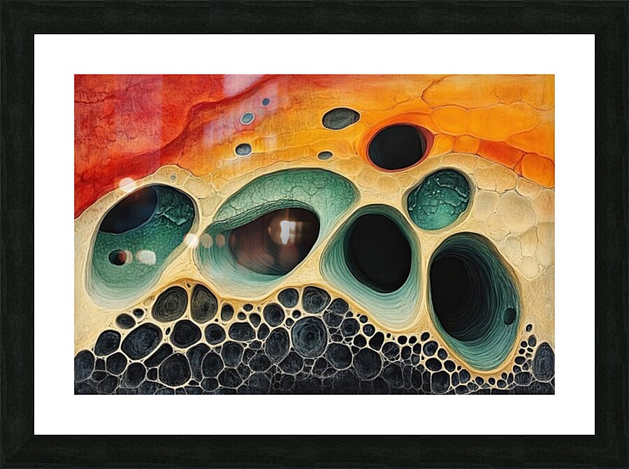 Caverns of Color 92HJ8N 60 Picture Frame print