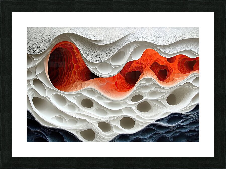 Caverns of Light Y92H7N 62 Picture Frame print