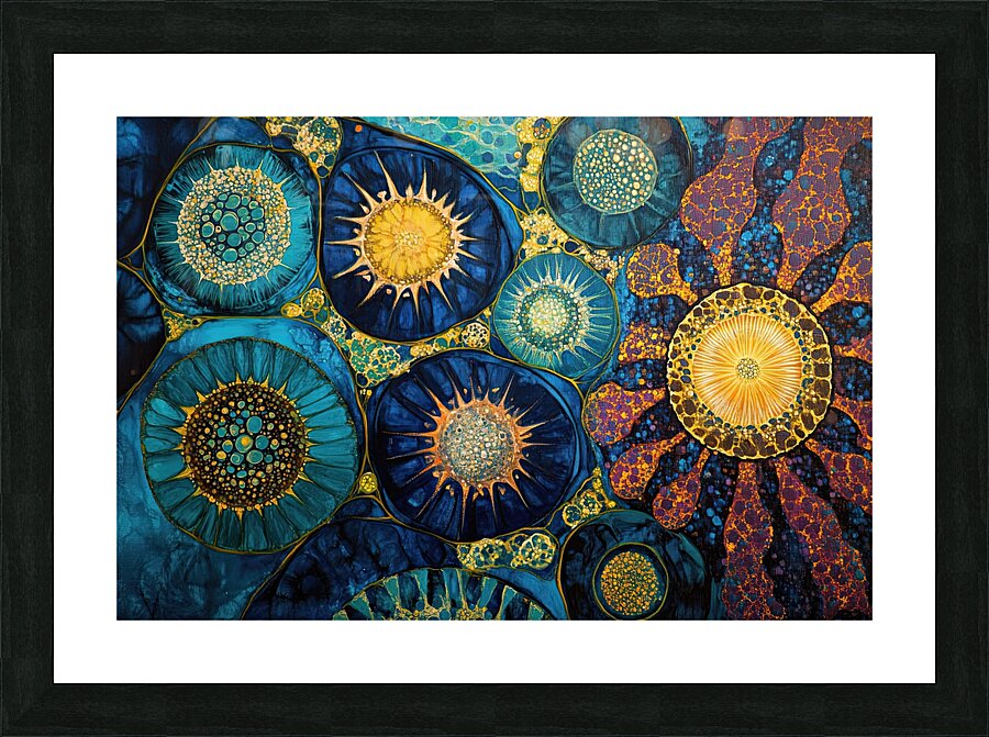 Celestial Blooms ZX492K 57 Picture Frame print