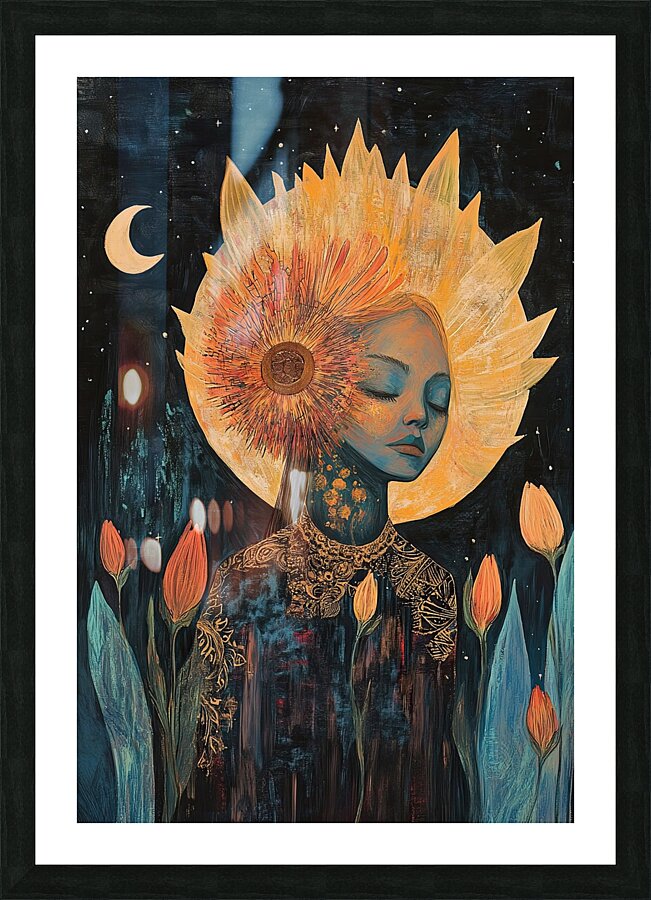 Celestial Bloom 794DN2 58 Picture Frame print