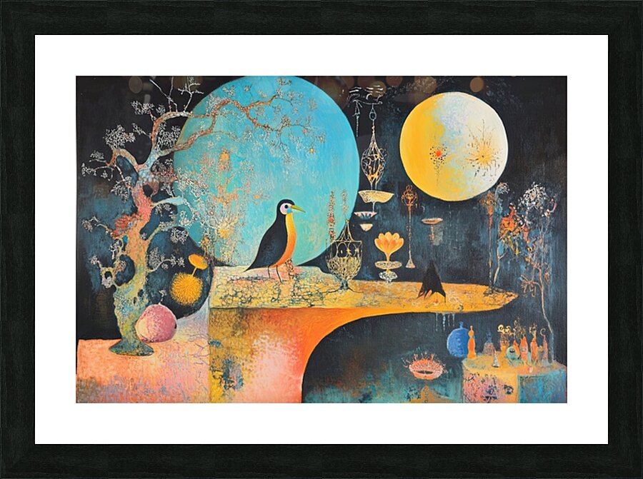 Celestial Bird Reverie 9H2N3Z 58 Picture Frame print