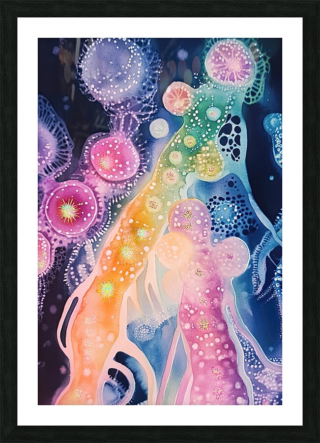 Celestial Bloom NZ92H4 60 Picture Frame print