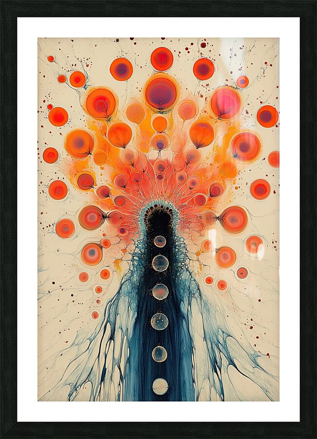 Celestial Bloom QH92P3 57 Picture Frame print