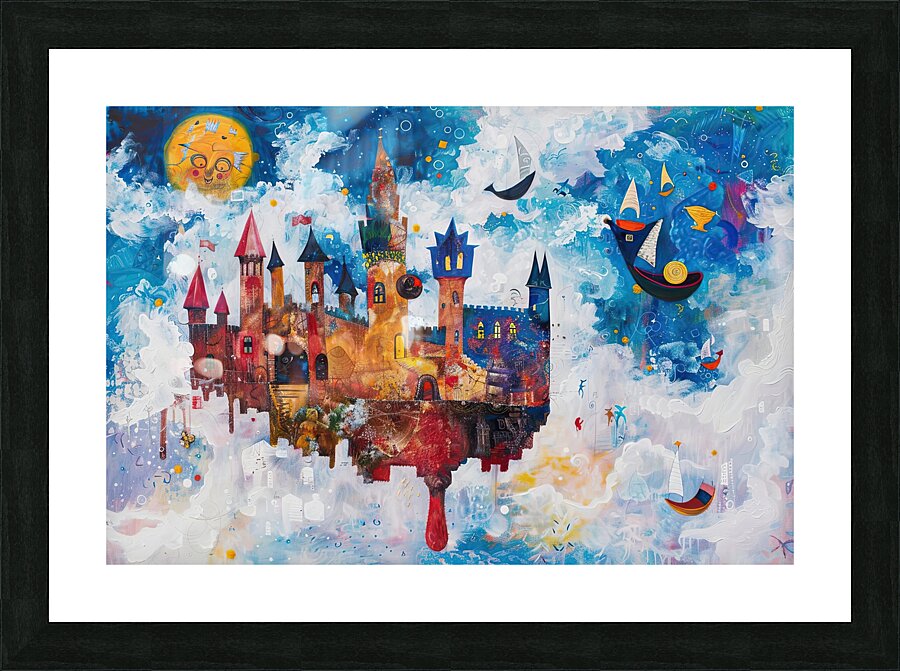 Celestial Castle 8H29NP 49 Picture Frame print