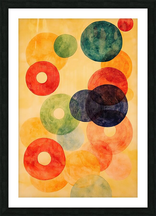 Celestial Circles Dance A729B5 45 Picture Frame print