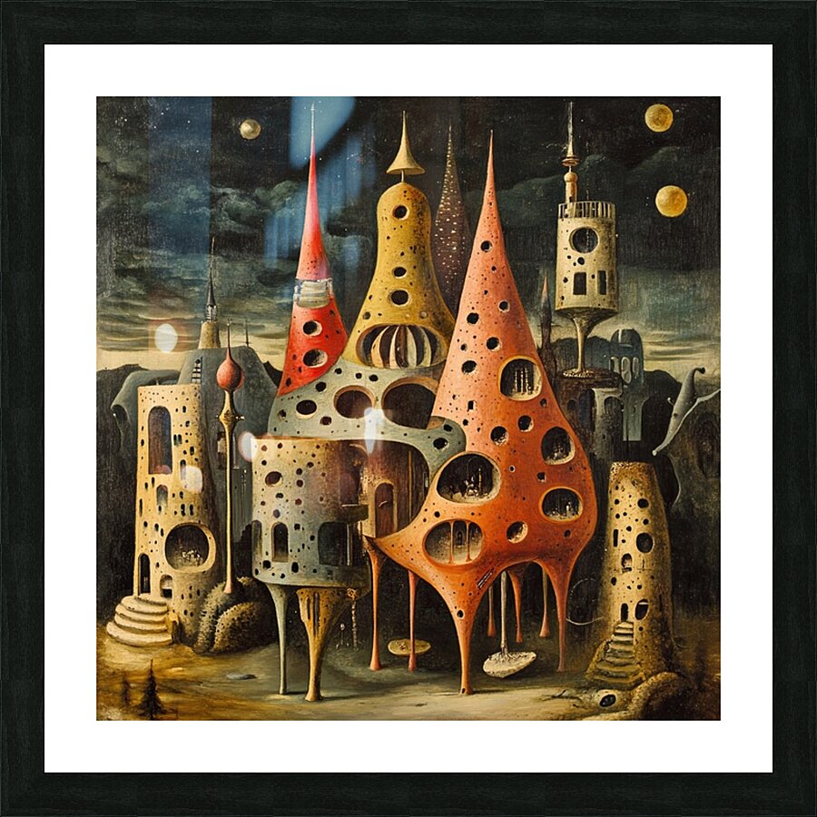 Celestial Cityscapes Y92H7N 60 Picture Frame print