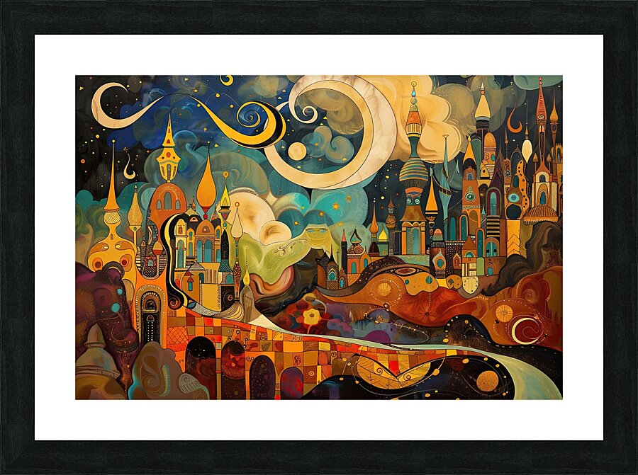 Celestial Cityscape Dream H92N3Z 62 Picture Frame print
