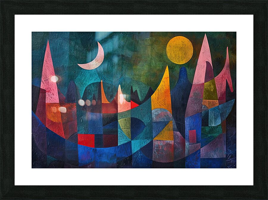 Celestial Cityscape KH295N 63 Picture Frame print