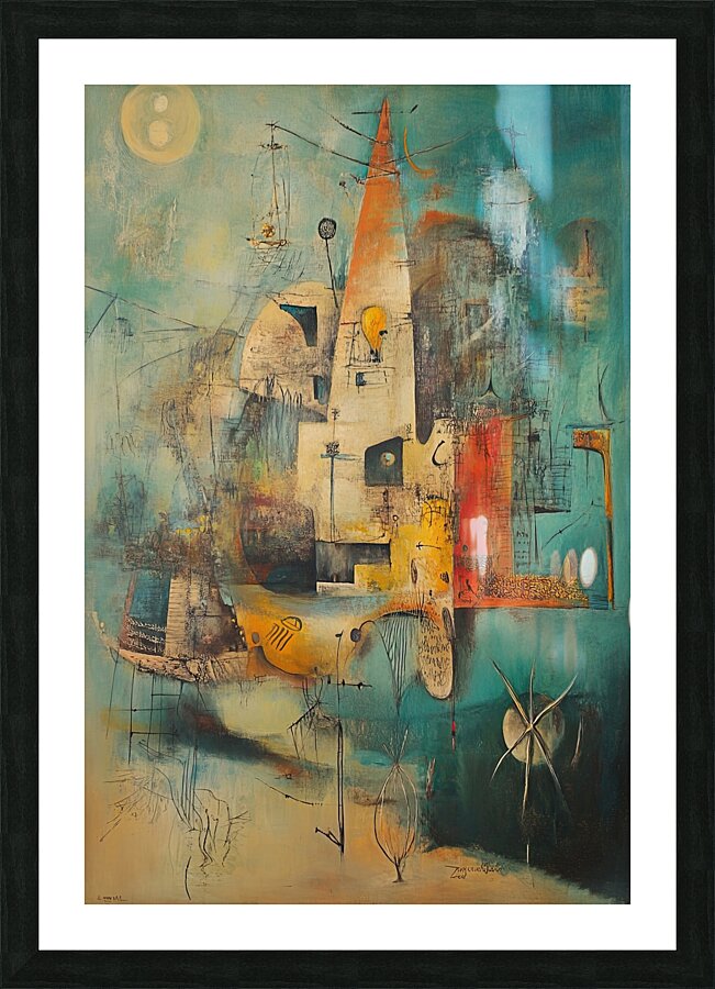 Celestial City At Dawn H92ZN3 55 Picture Frame print