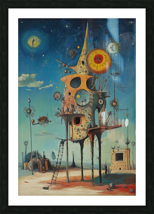 Celestial Clockwork Dream 49Z7N 60 Picture Frame print