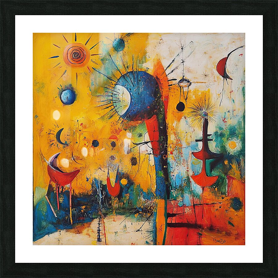 Celestial Dance 29HBNZ 60 Picture Frame print