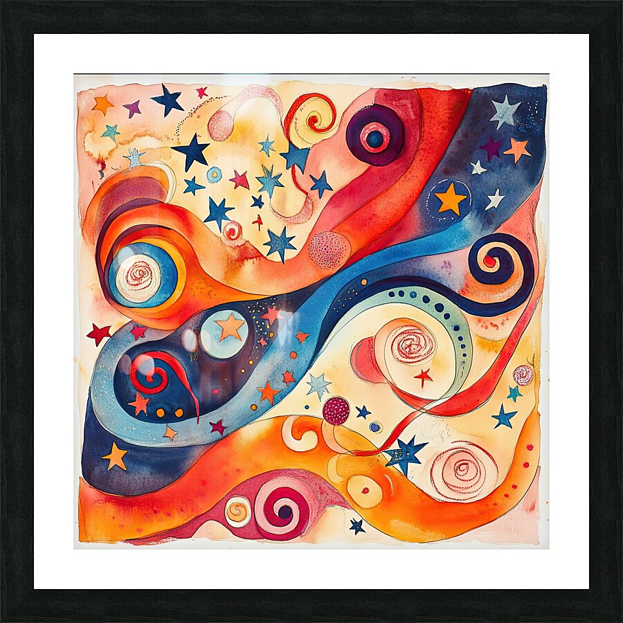 Celestial Dance 7892B4 45 Picture Frame print