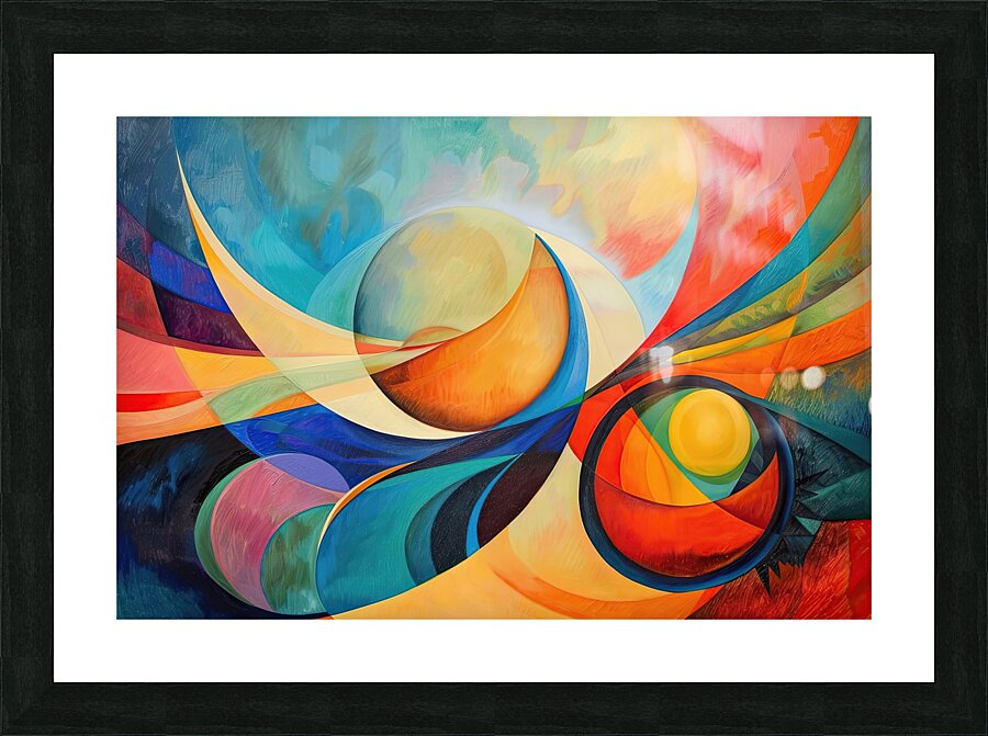 Celestial Dance Of Color Y92H7N 60 Picture Frame print
