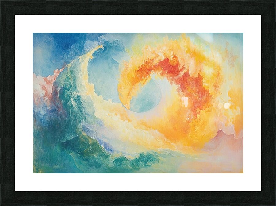 Celestial Embrace H92N3P 63 Picture Frame print
