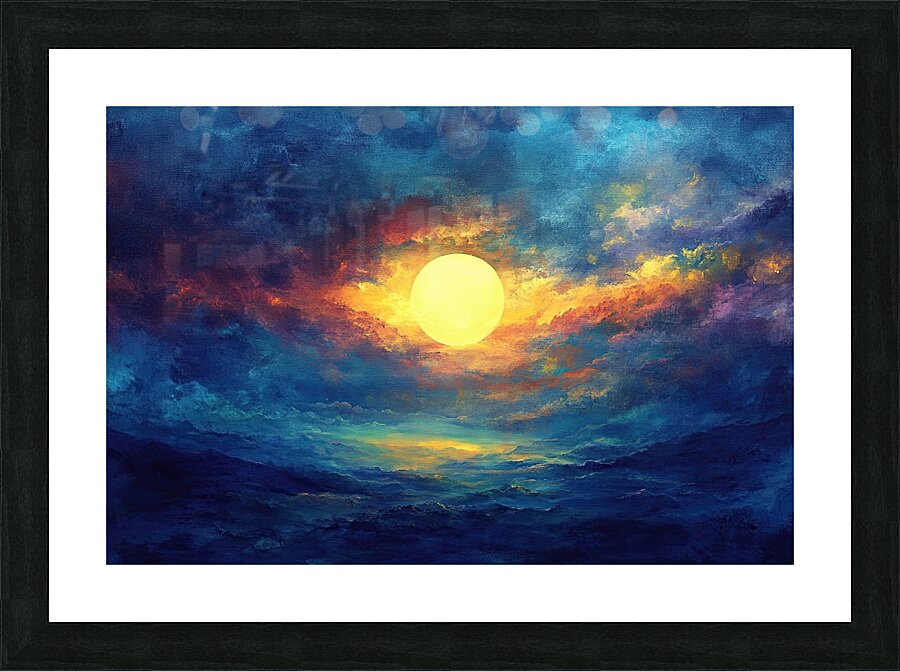 Celestial Embrace ZX9876 60 Picture Frame print