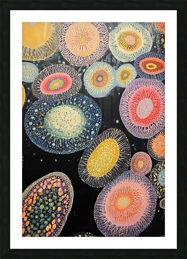 Celestial Microcosm 7H9N2P 55 Picture Frame print