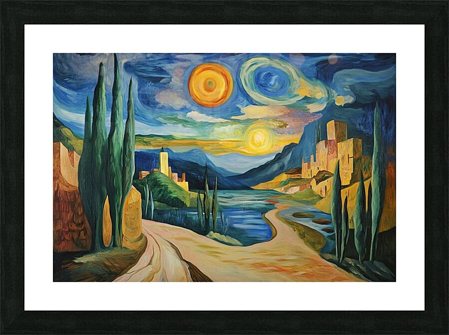 Celestial River Passage Z92HNP 60 Picture Frame print