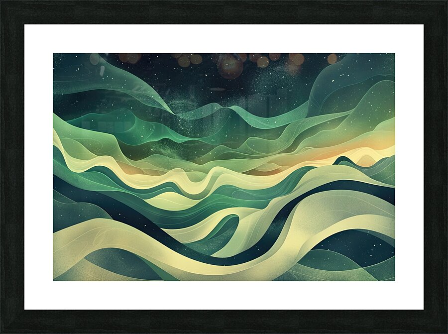 Celestial River Flows Y792N 60 Picture Frame print