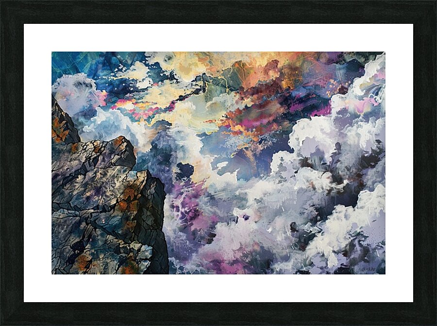 Celestial Precipice H79N2Z 58 Picture Frame print