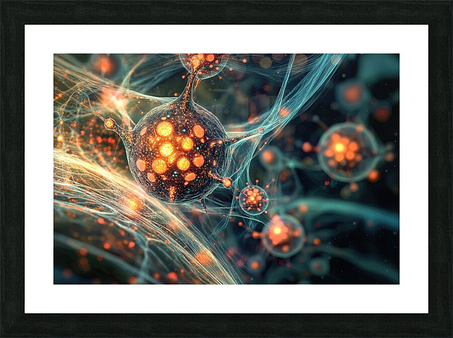 Cellular Genesis H92N5Z 62 Picture Frame print