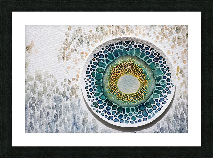 Cellular Echoes NZ92HJ 60 Picture Frame print