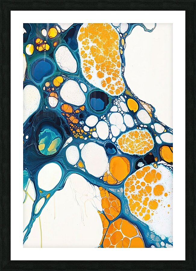 Cellular Flow 2P9H7N 60 Picture Frame print