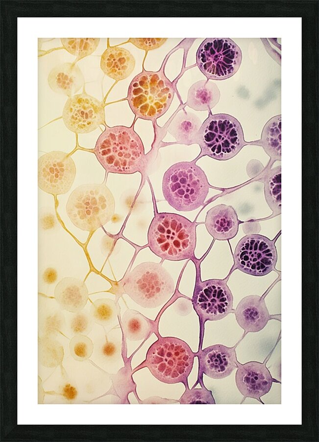 Cellular Echoes Y59H2N 55 Picture Frame print