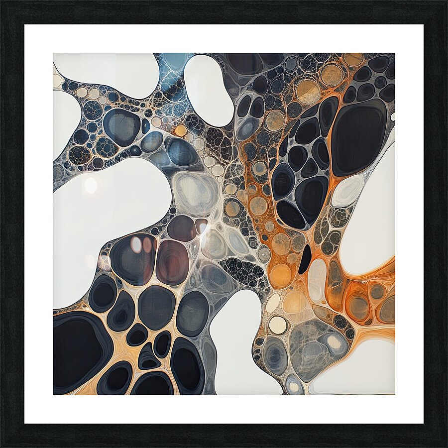 Cellular Flow 9P3N2H 55 Picture Frame print