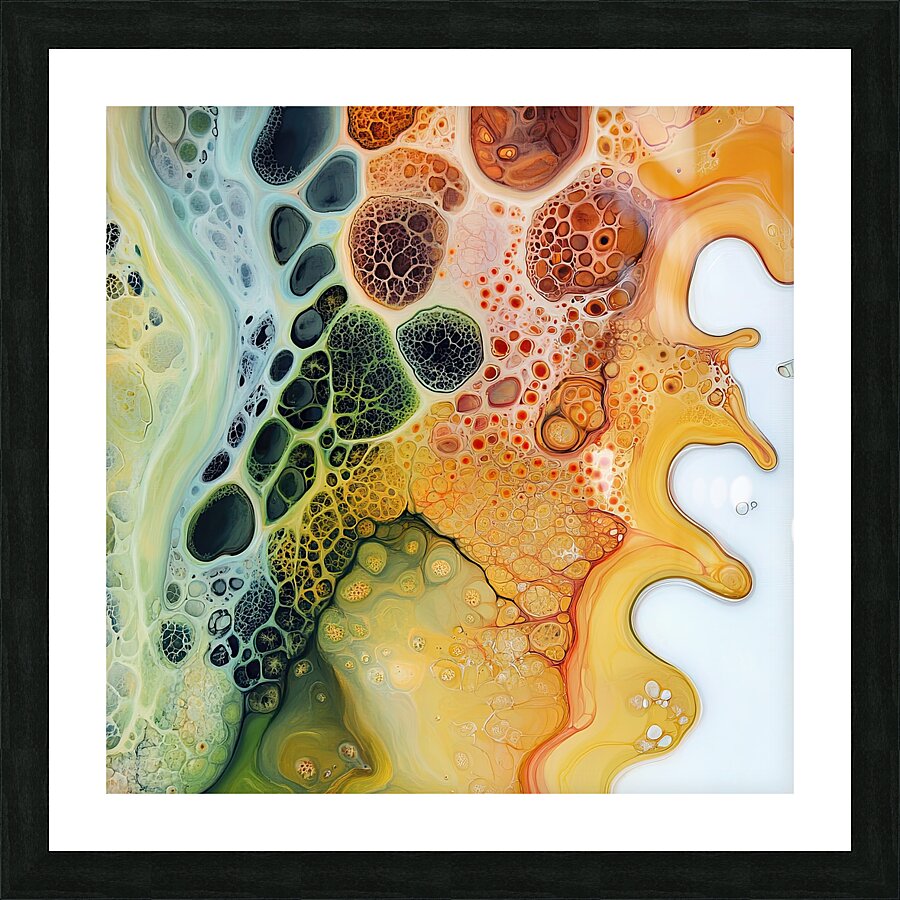 Cellular Flow 9P3N2H 47 Picture Frame print