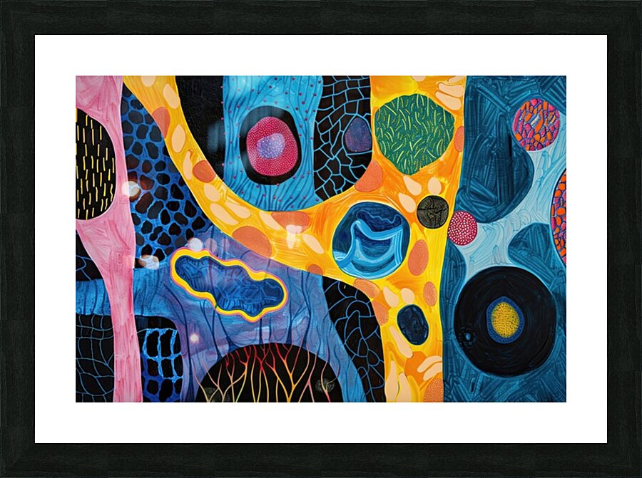 Cellular Dreams 7P9H2N 57 Picture Frame print