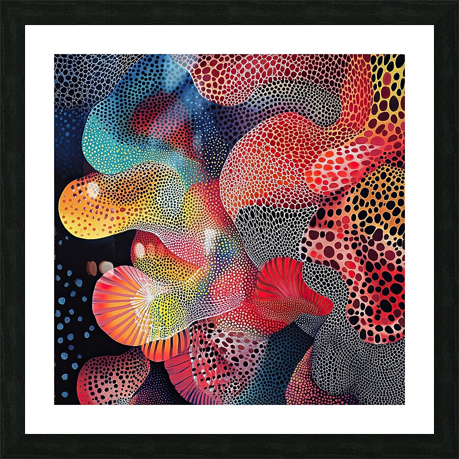 Cellular Dreams 7P9H2N 58 Picture Frame print