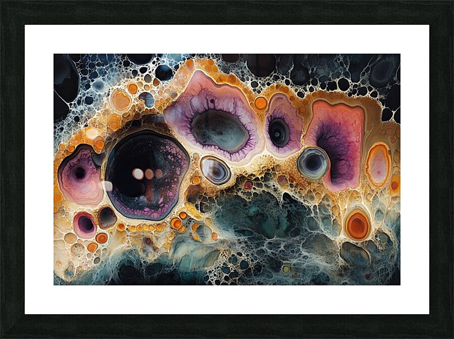 Cellular Dreams H9P4N2 55 Picture Frame print