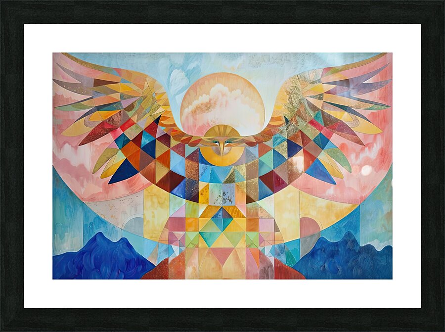 Celestial Eagle 7H29P4 45 Picture Frame print
