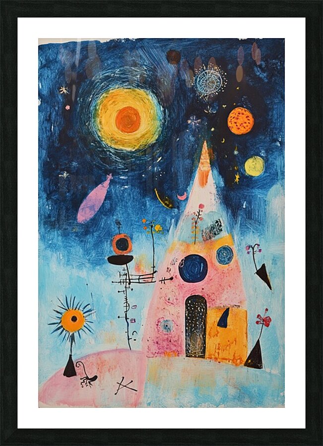 Celestial Dwelling 9P2N7H 55 Picture Frame print