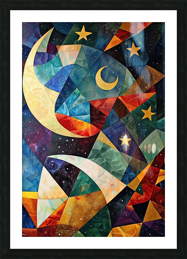 Celestial Fragments 29HBNZ 60 Picture Frame print
