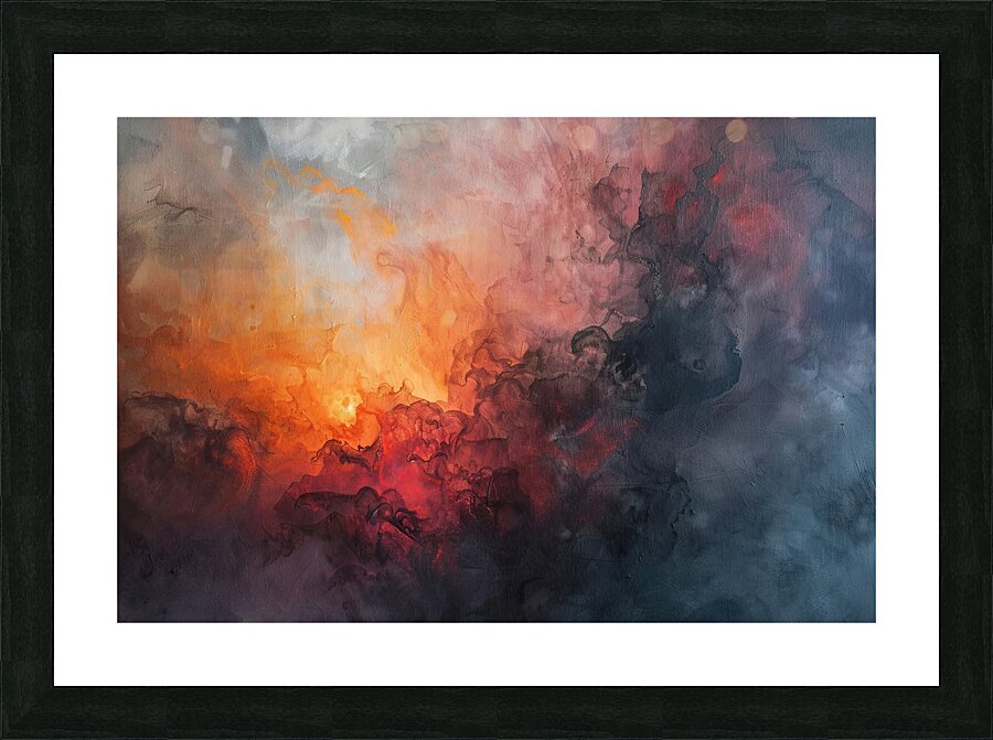 Celestial Inferno 2P9H7N 55 Picture Frame print