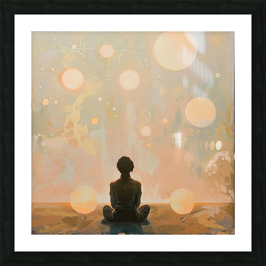 Celestial Meditation H3N2B9 45 Picture Frame print