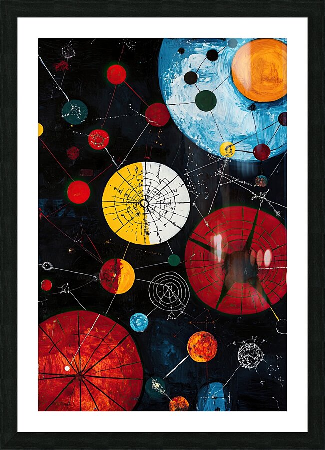 Celestial Networks 29HBNZ 57 Picture Frame print