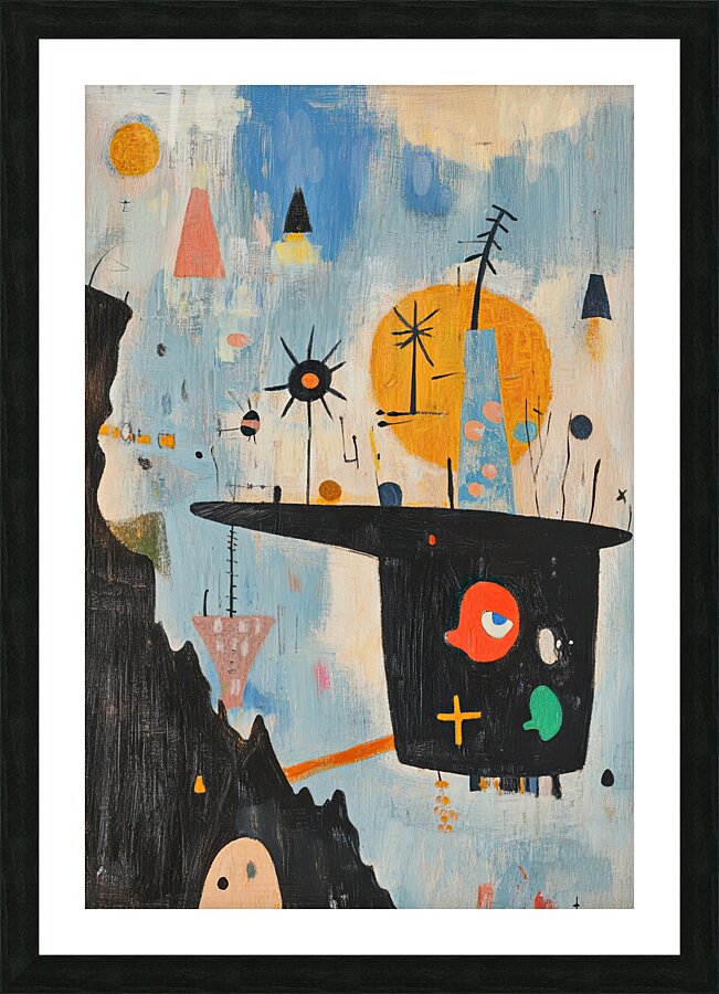 Celestial Plateau 7H3N2Z 55 Picture Frame print