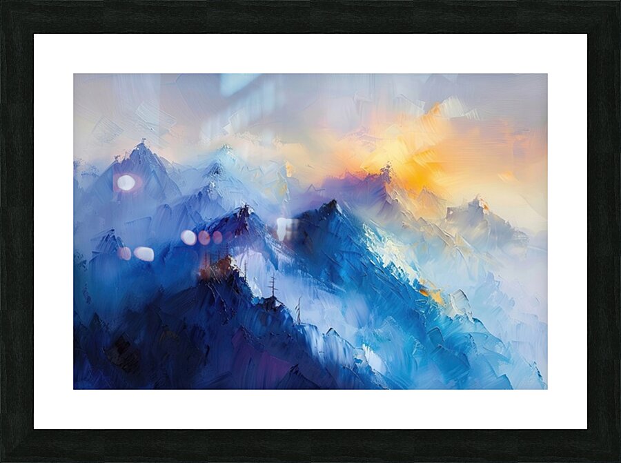 Celestial Summit Glow H9P4Z2 57 Picture Frame print