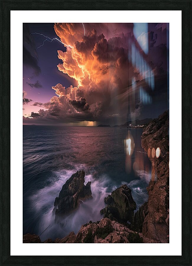 Celestial Tempest NZ8W29 64 Picture Frame print