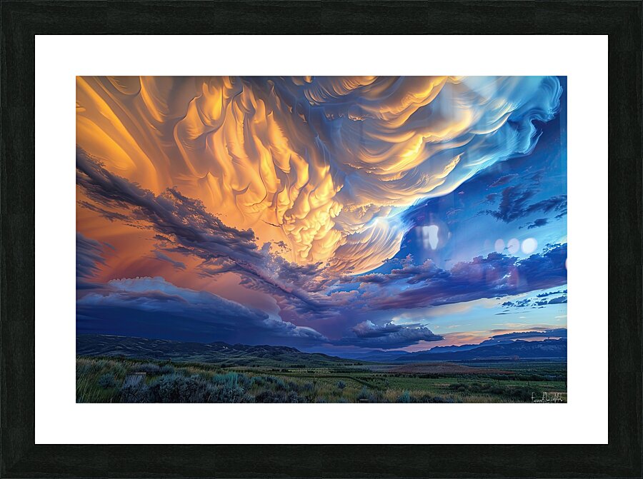 Celestial Undulations ZX92N5 67 Picture Frame print
