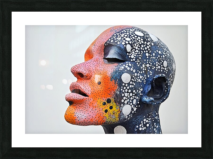 Celestial Visage H3N9P2 60 Picture Frame print