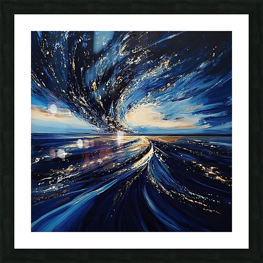 Celestial Vortex NZ92HJ 65 Picture Frame print