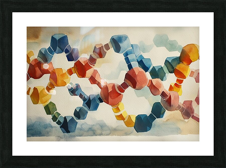 Cellular Harmony N493HZ 55 Picture Frame print