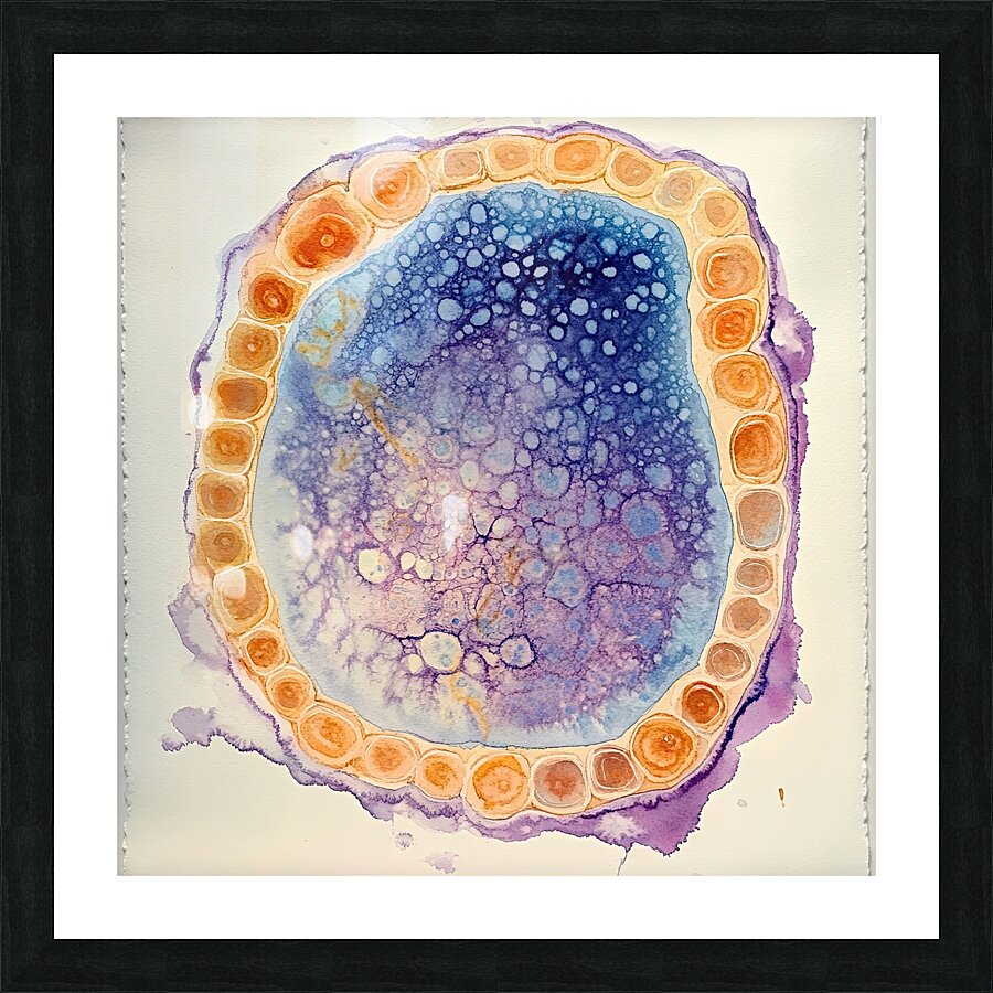 Cellular Harmony H9P4N2 48 Picture Frame print