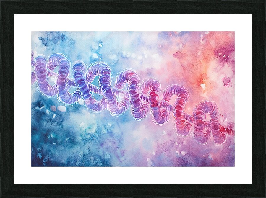 Cellular Harmony ZX9876 55 Picture Frame print