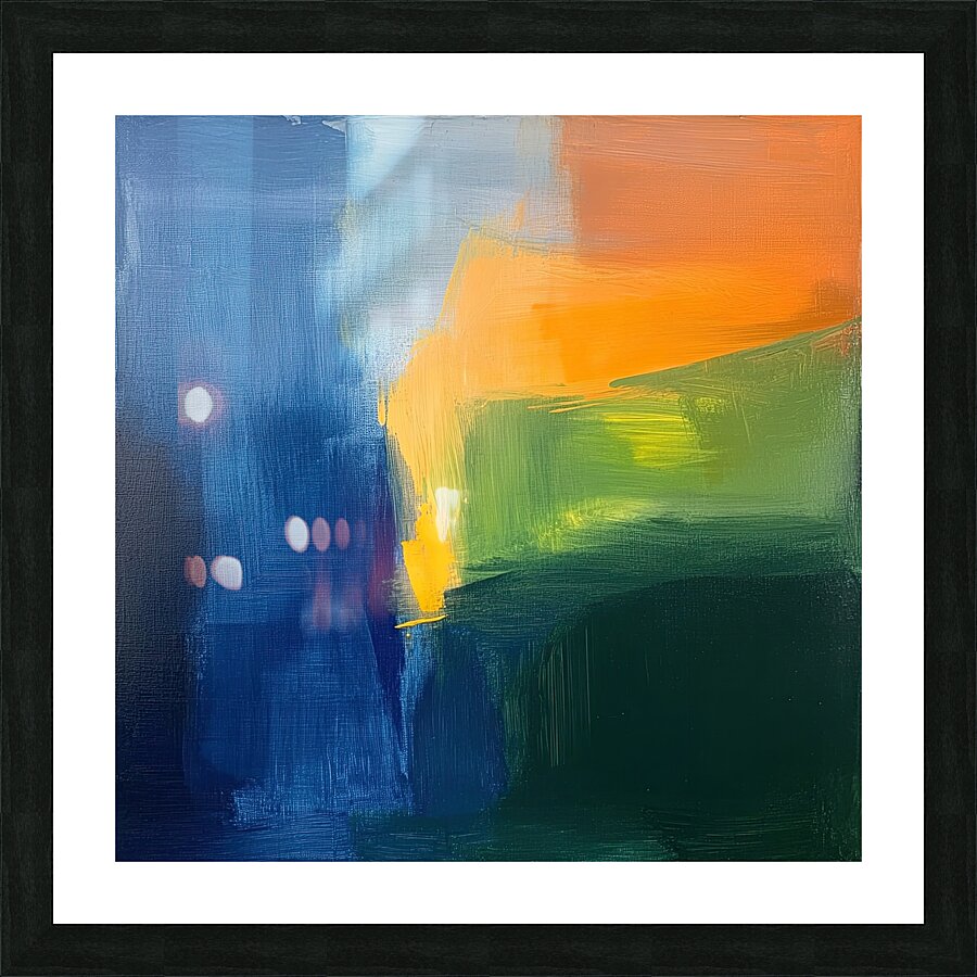 Chromatic Horizon 7P3N9H 54 Picture Frame print